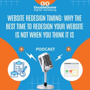 website redesign timing